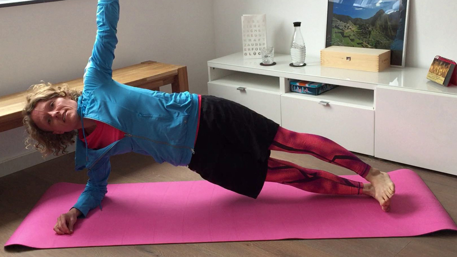 Frau, Seitstütz wie beschrieben 1