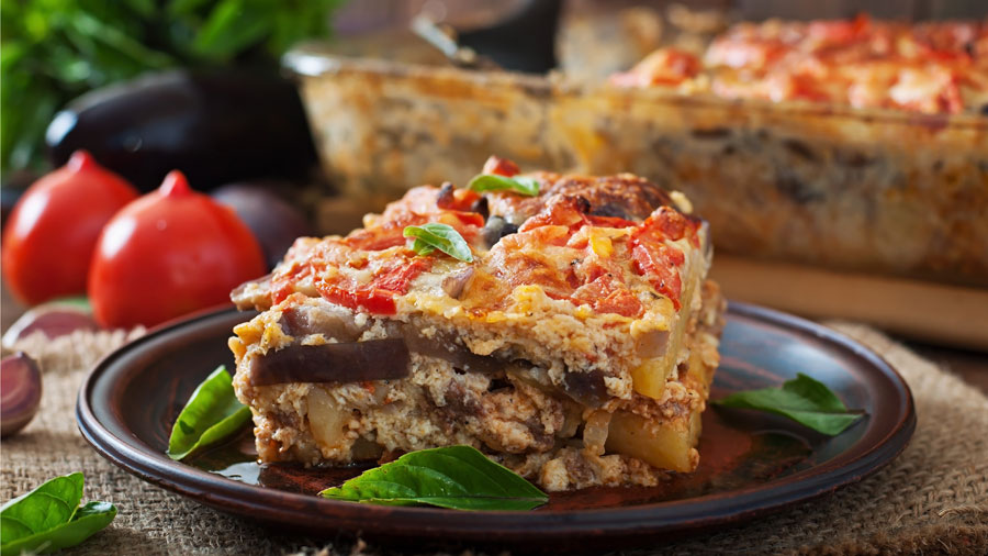 1 Portion Moussaka 