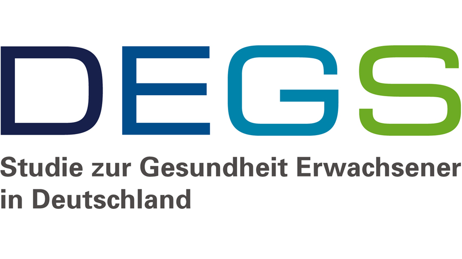 Buchstaben DEGS, darunter Studie zur Gesundheit Erwachsener