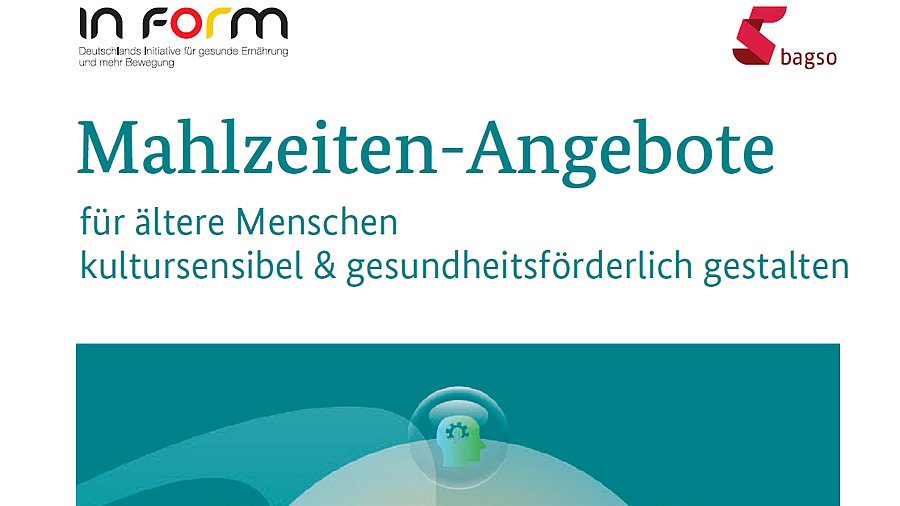 Cover der Broschüre - Titel und stilisiertes Bild von vier Personen