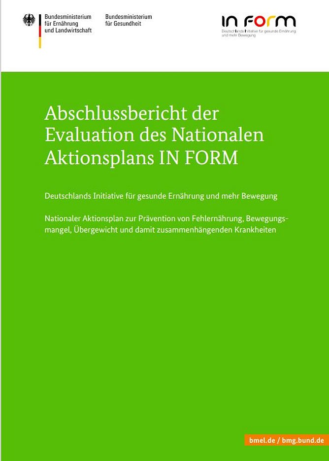 Cover IN FORM Evaluationsbericht