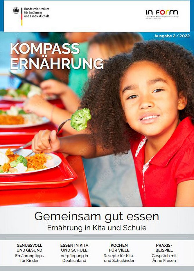 Cover der Broschüre Kompass Ernährung 2/2022