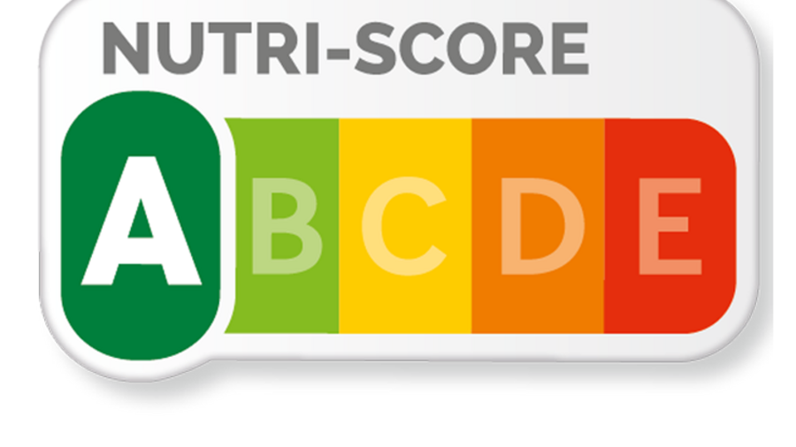 Labek Nutri-Score mit Feldern A bis D, A vergrößert